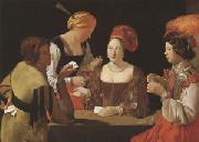 LA TOUR, Georges de The Cheat with the Ace of Diamonds (mk05) china oil painting reproduction